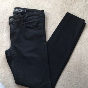 American Eagle Black Super Stretch Jegging size 10
